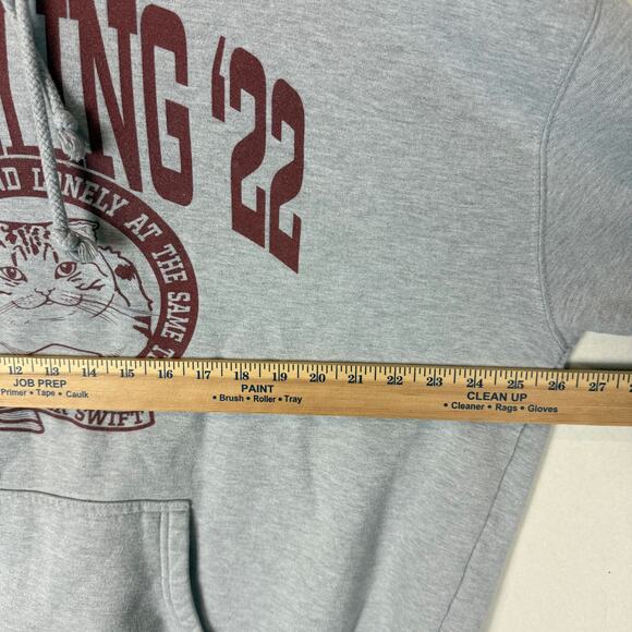 Taylor Swift Hoodie 2XL Gray I'm Feeling 22 Drawstring Independent Trading Co - Picture 8 of 11
